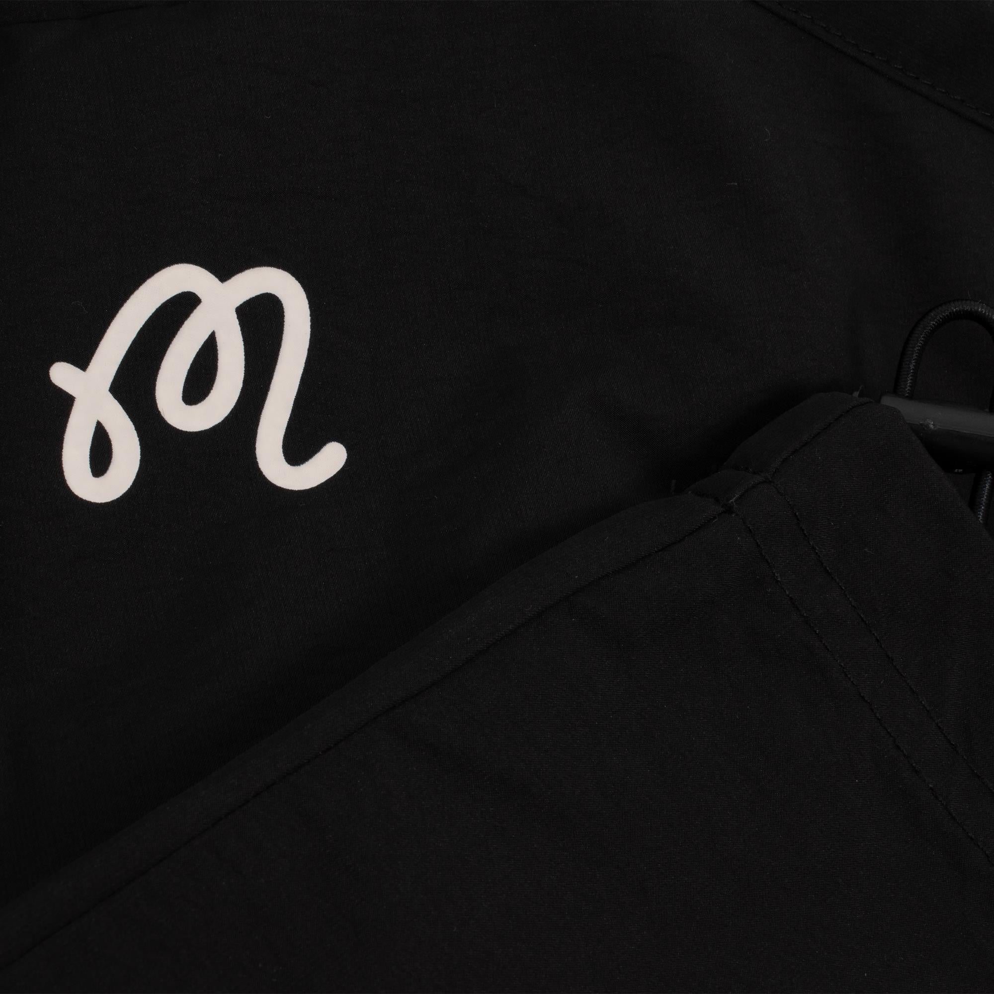 Malbon Golf Cooper Bucket Nylon Golf Windshirt Black